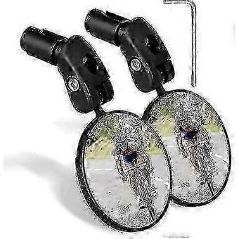 2 Pcs Bike Mirrors Adjustable Universal 360 Rotatable Hd Safety Bicycle Riding Rear View Mirror-In Stock XM