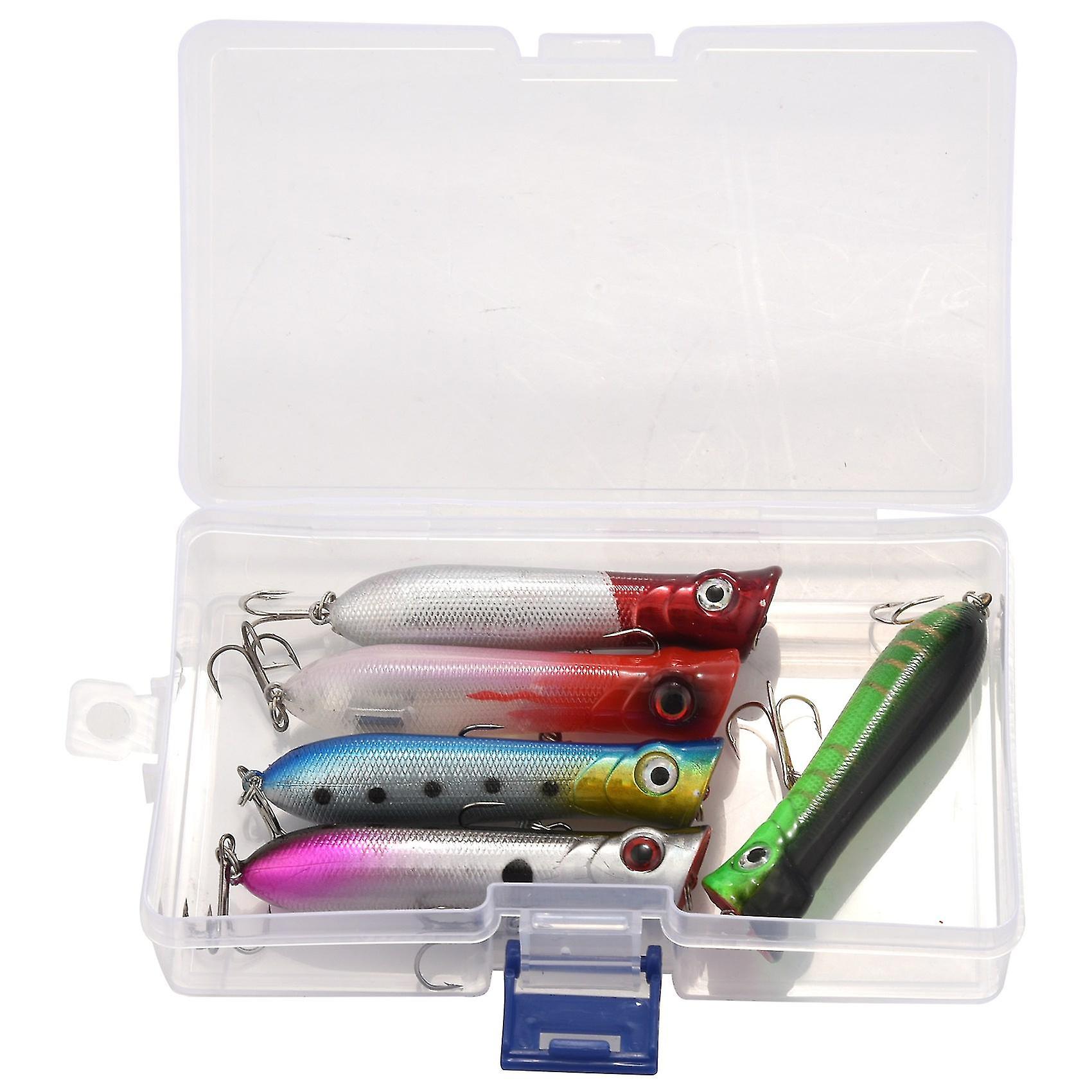Jia Popper Wobbler Fishing Lure With 6# Hooks 8cm11g Floating Crankbait Artificial Bait Poper Pesc