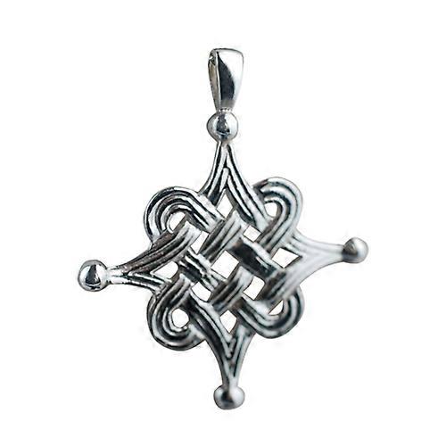 Silver 32mm Celtic Islamic design Pendant
