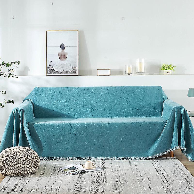 Pxcl Pure Color Chenille Sofa Towel, All-inclusive Anti-scratch Sofa Universal Cover For All Seasons, Cushion Cover
