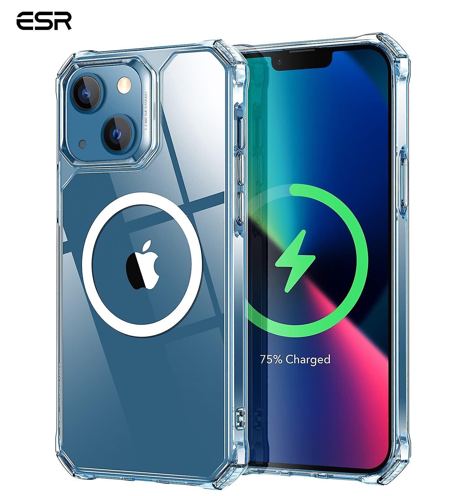 Esr Iphone 13 Air Armor With Halolock Strong Tough Case Magsafe Compatible Clear