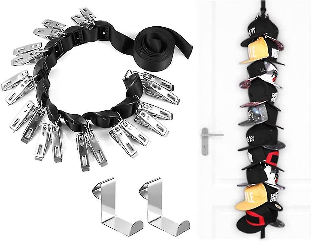 Closet Hanging Hat Rack, Fit Most Hat