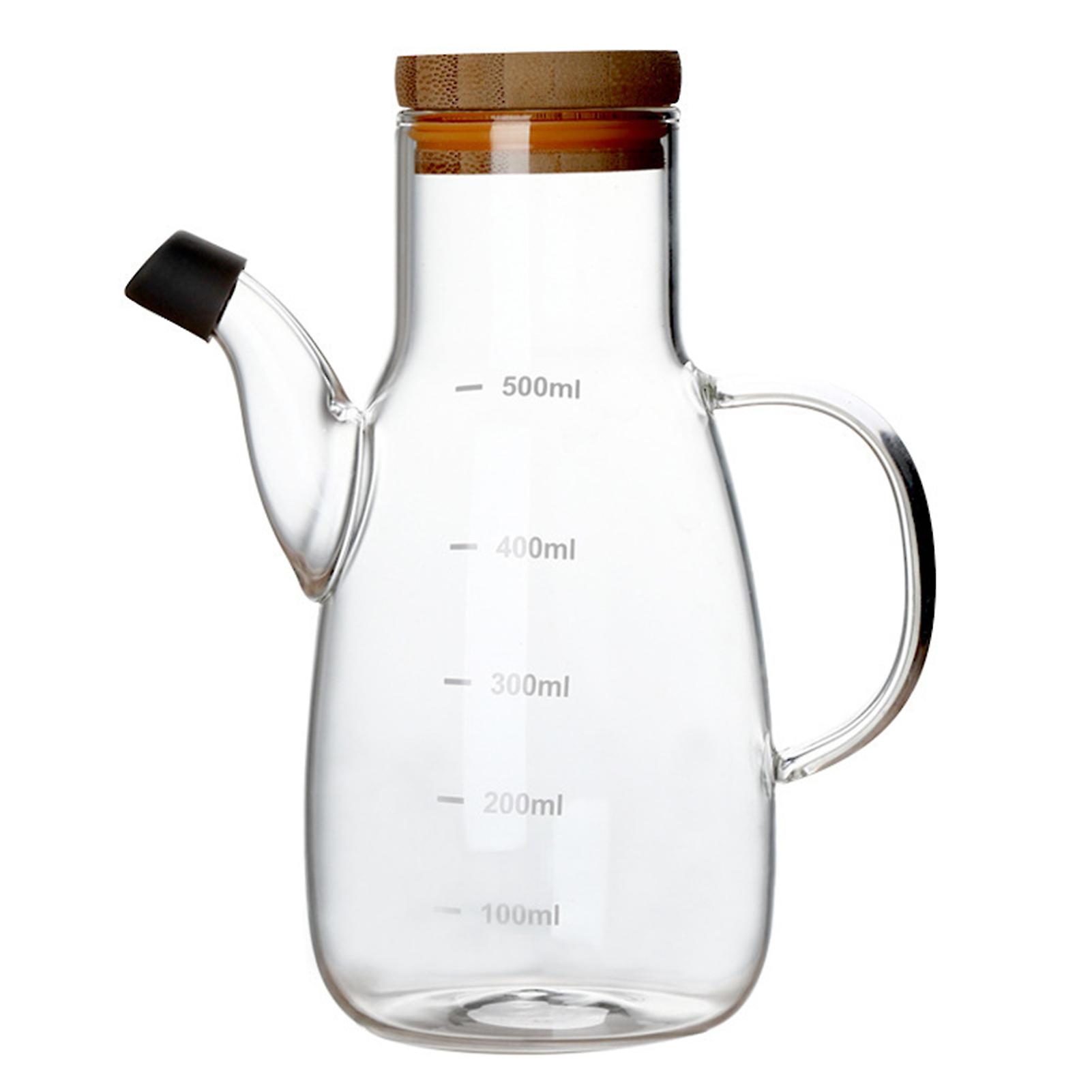 Large Capacity Oil Pot Bottle with Automatically Return Oil Drip Port as Household Kitchen Tools