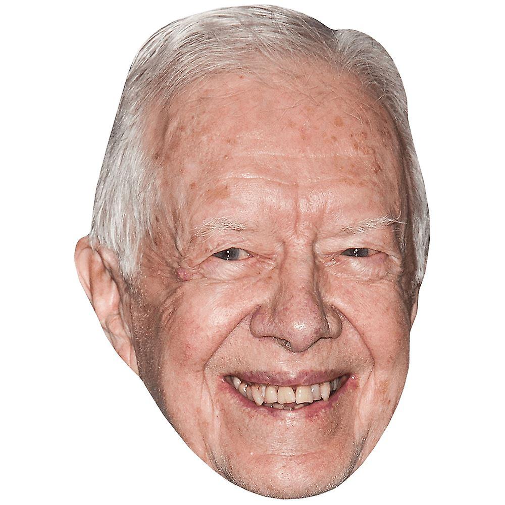 Jimmy Carter (Smile) Celebrity Mask, Flat Card Face