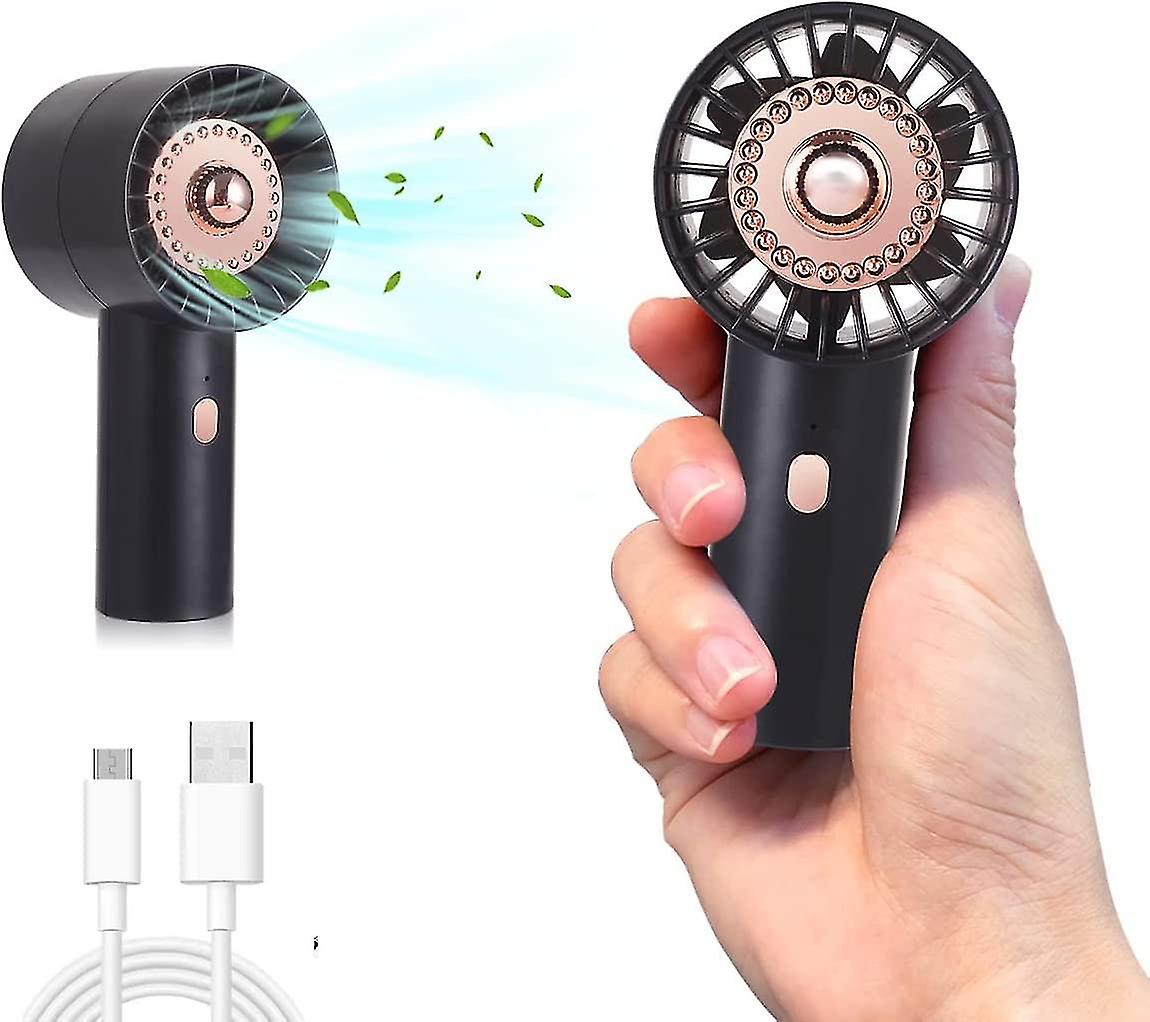 Usb Rechargeable Portable Personal Fan (black)