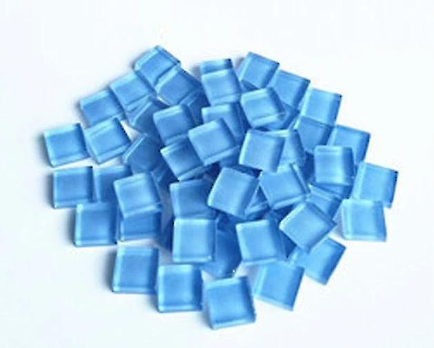 Light blue H made Tiny Mini Micro Glass Crystal Free Stone Craft Material