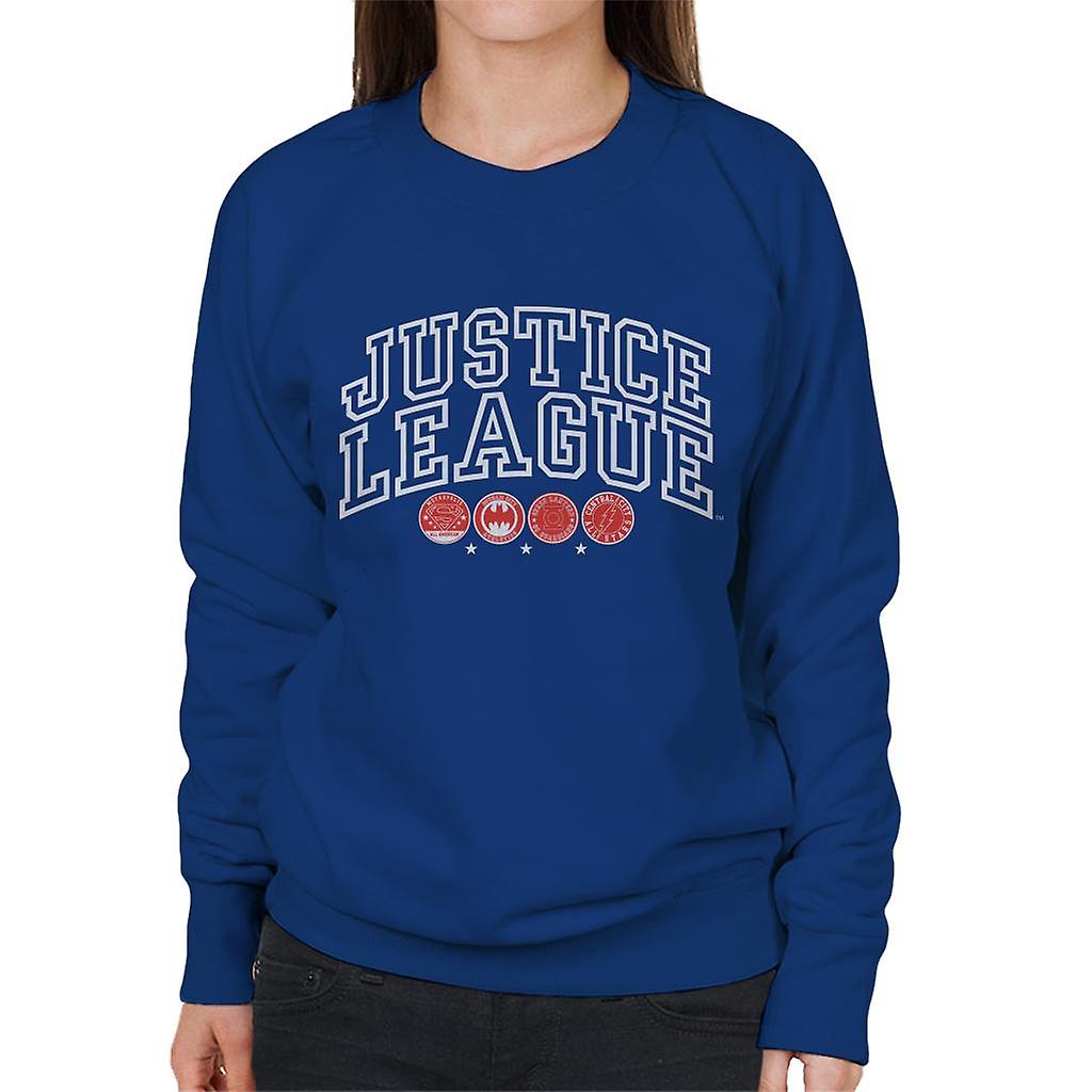 Justice League Character Logos Women's Sweatshirt