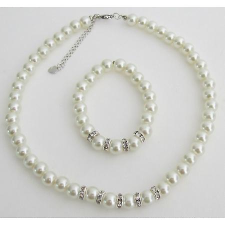 ivory pearl wedding jewelry