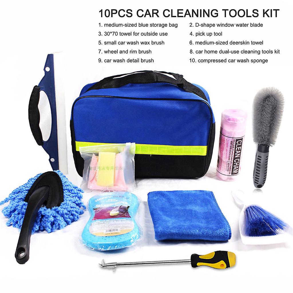 Microfibre Car Duster Dirt Dust Clean Care Brush Cleaning Tools Set Home Sweep
