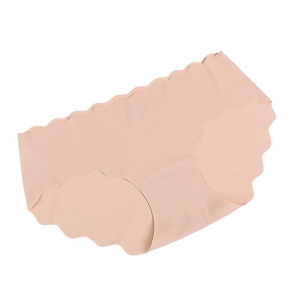 Kvinner Sømløs Truser Solid Farge Truser Ruffle Truser Intim Undertøy Slip