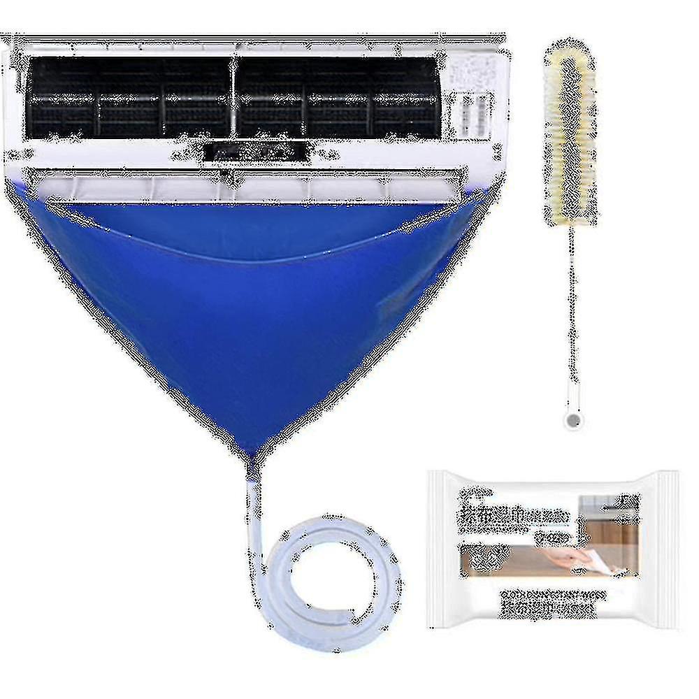 غطاء تنظيف مكيف الهواء مكيف الهواء كيس تنظيف مكيف الهواء أداة تنظيف وحدة داخلية غطاء الماء منظف تكييف الهواء W