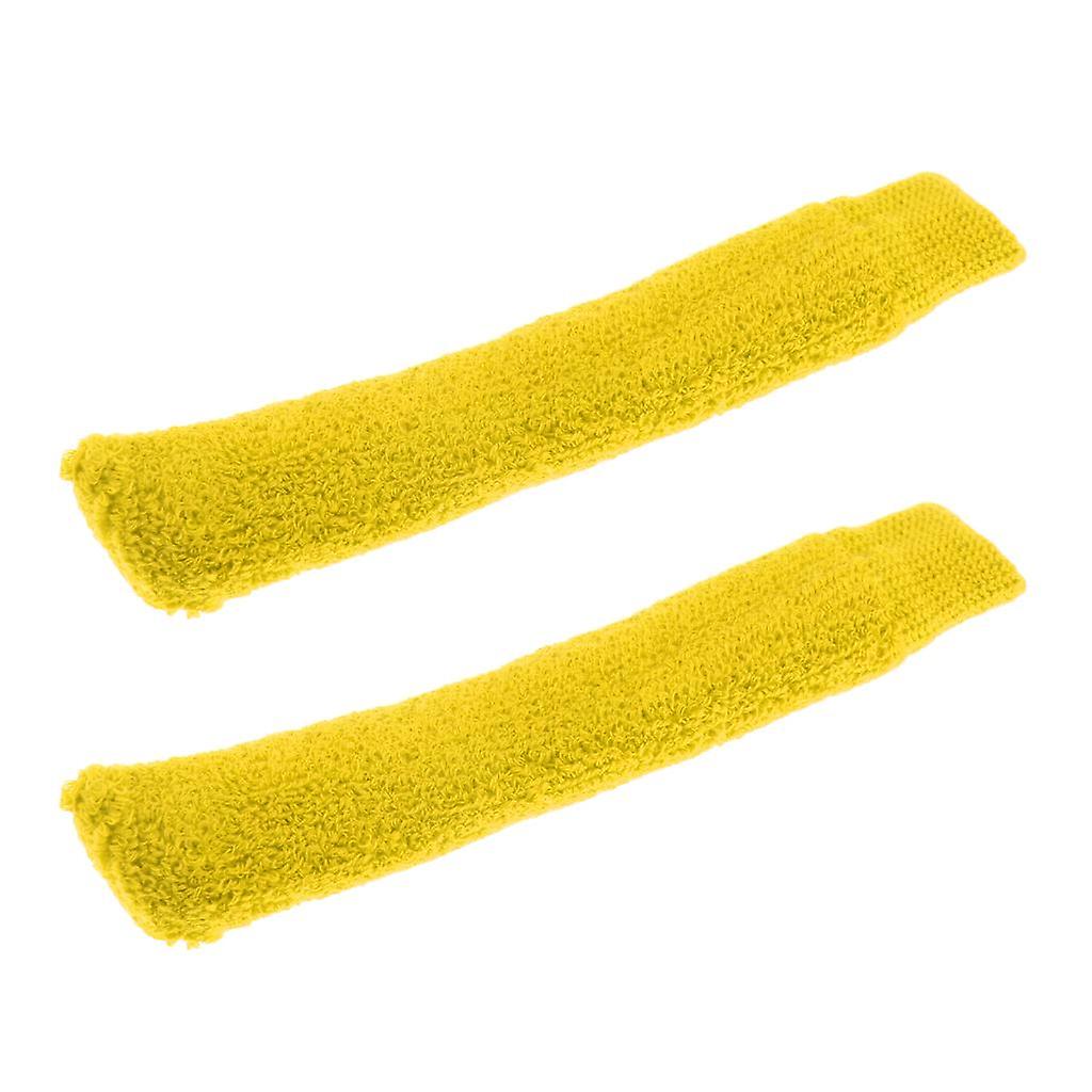 Anti-dérapant Squash / Tennis Bat Overgrip Racket Grip Tape Jaune