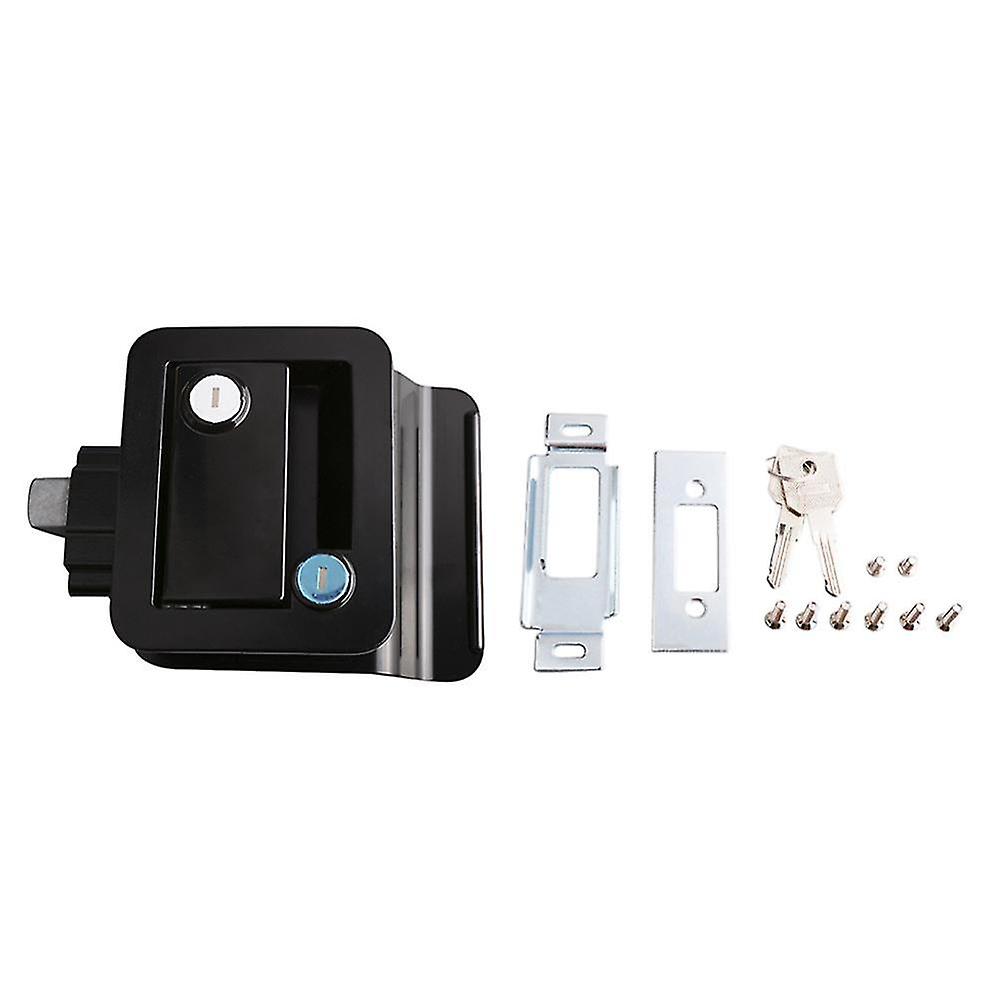Rv Door Lock Transportation Equipment Double Lock Cylinder Zinc Door Lock Inside And Outside Lock(b