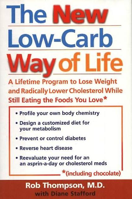 The New Low Carb Way Of Life by Rob Thompson Paperback Book
