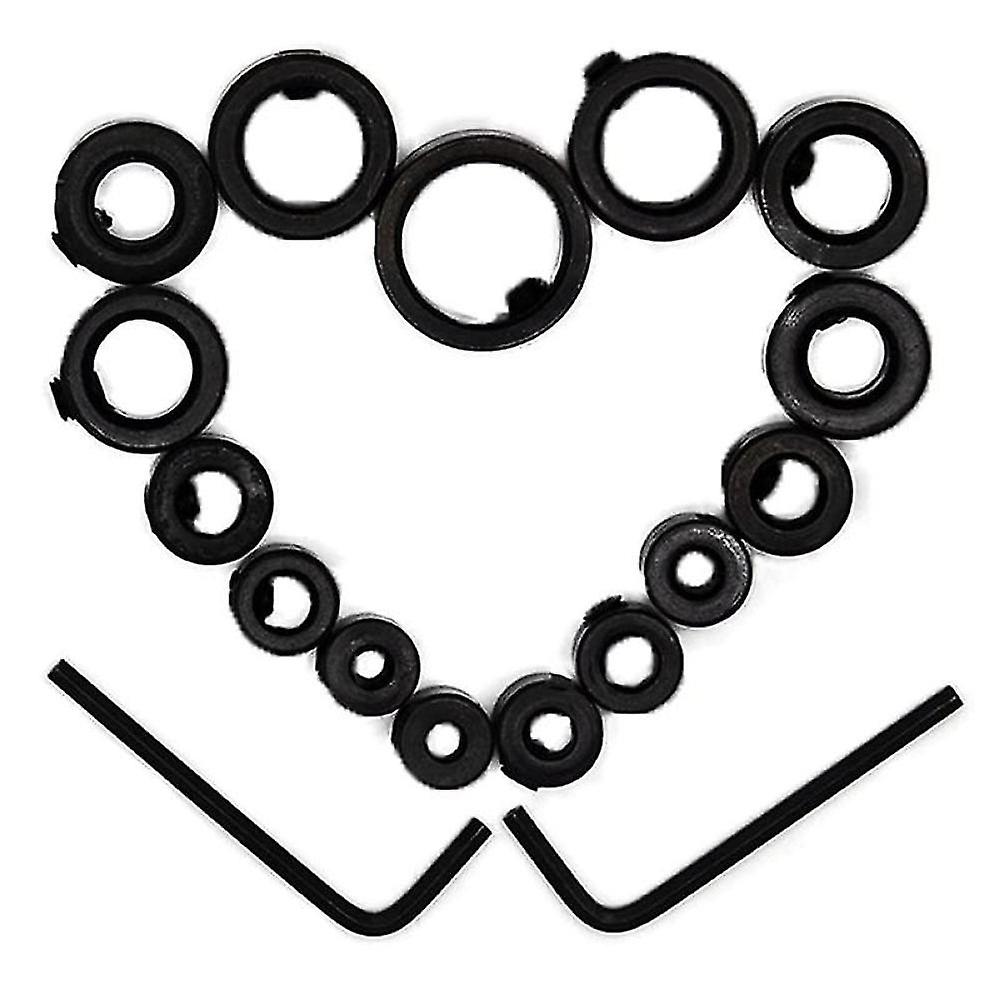 Drill Bit Depth Stop Collar Set 7 Pcs & 8 Pcs Adjustable Stop Ring
