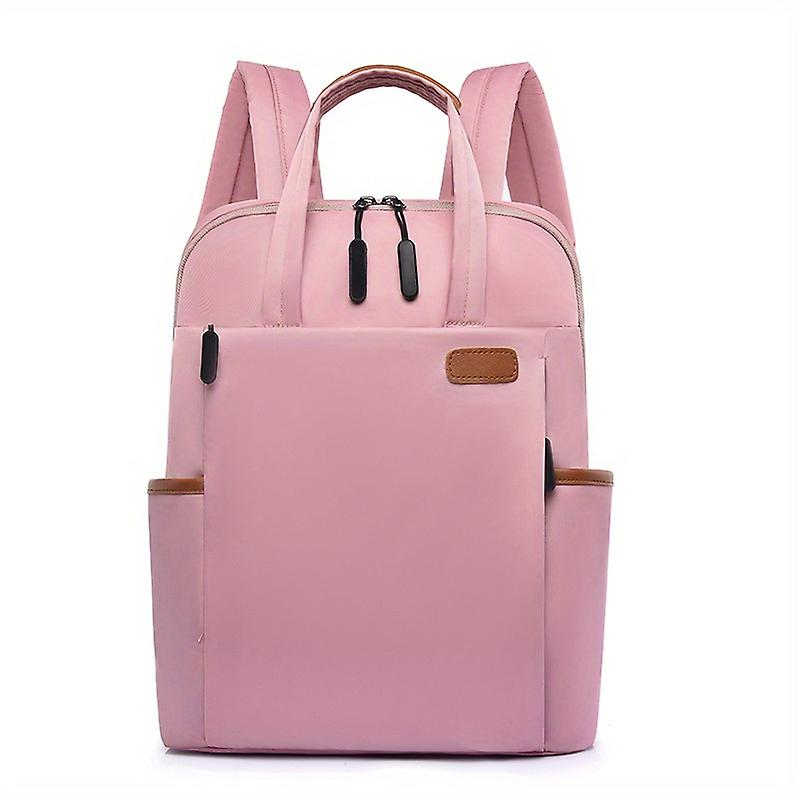 Stay Organized And Stylish With Our Simple Fashion Backpack - Waterproof Oxford Cloth Travel Bag With Large Capacity For Your Computer And More