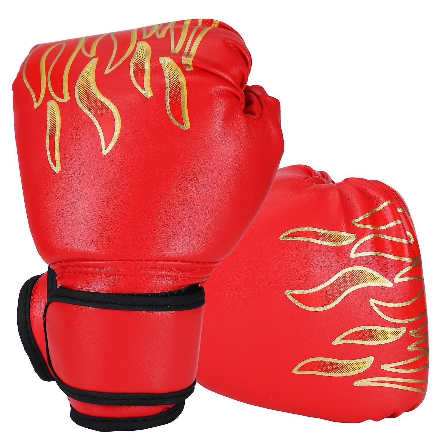 Kids Boxing Gloves Children Punching Training Sparring Comfortable Adjustable Fighting Mitts Hand Pr