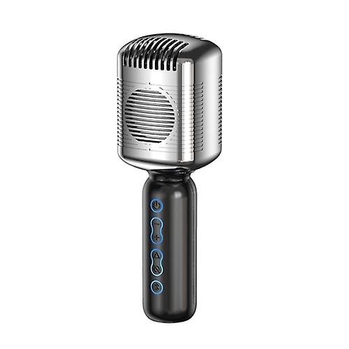 Km600 Wireless Microphone Tws Handheld Noise Reduction Smart Bluetooth-compatible Condenser Mic Music Player For Singing