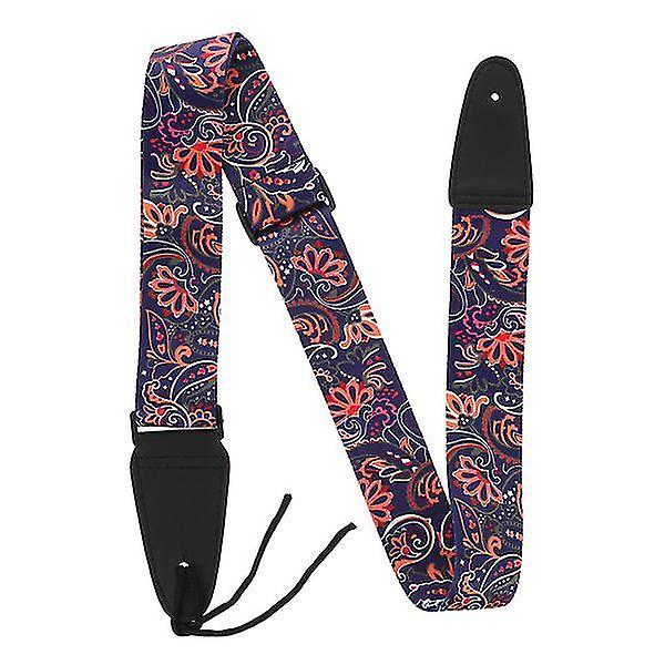 1pc All-matched Guitar Ukulele Strap Adjustable Guitar Strap Wide Shoulder Strap