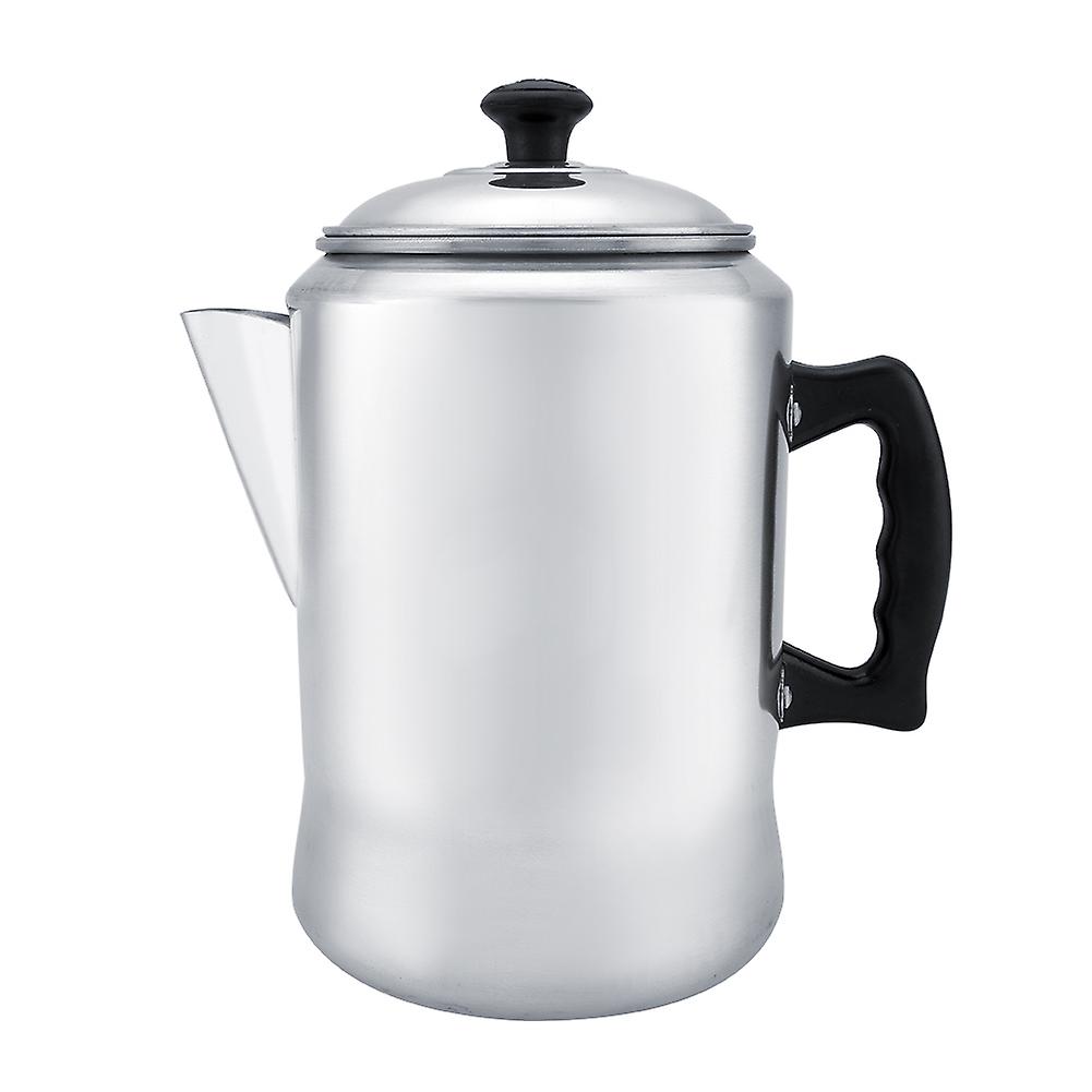 Aluminum Alloy Coffee Maker Pot Percolator Tea Kettle Stove Top with Lid