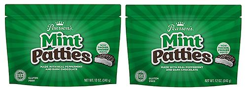 Pearson's Mint Patties Chocolate Covered Candy 2 Pack