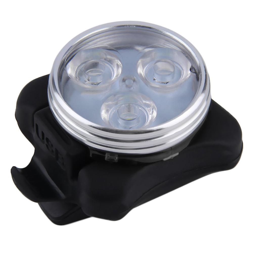 Bicycle Bike 3 LED 4 Modes Front Rear Head Tail Light Lamp USB Rechargeable