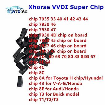 In Stock Xhorse Vvdi Super Chip Transponder For Id46/40/43/4d/8c/8a/t3/47/41/42/45/id46 For Vvdi2 Vvdi Key Tool /mini Key Tool