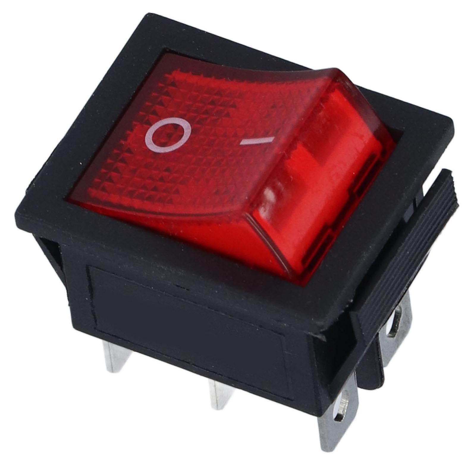 Latching Rocker Switch Sturdy Simple Operation Replaceable Push Button Mini Switch 250VAC