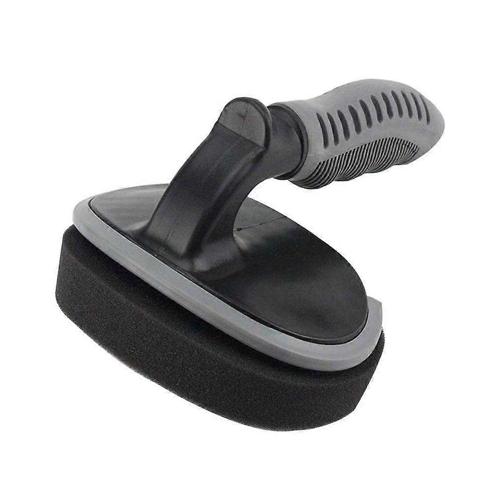 1PC Removable Sponge Tip Car Tire Brush with Handle Car Care Tool