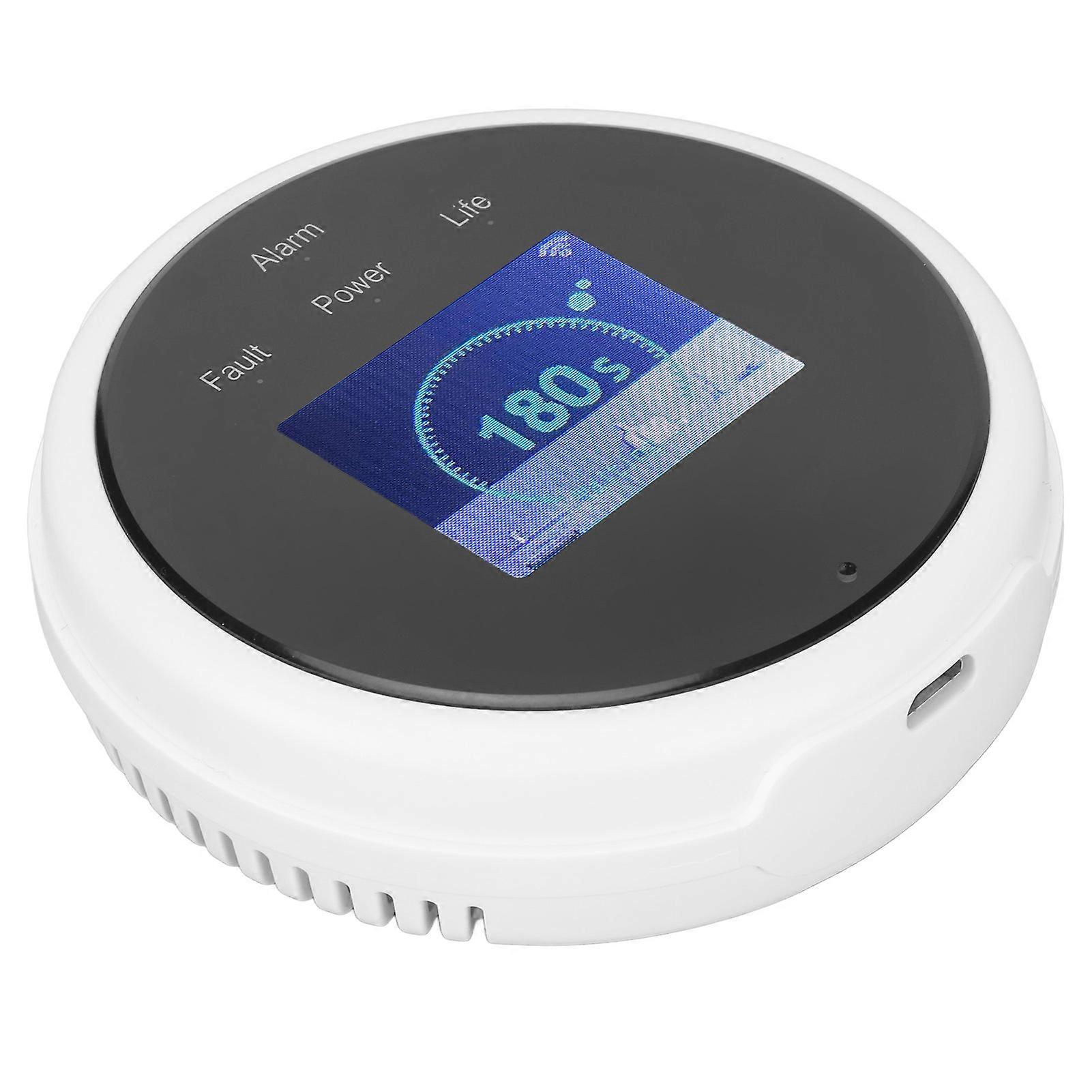 Natural Gas Leak Detector LCD Screen APP Monitoring High Accuracy Gas Leak Alarm for Methane LPG Home Kitchen