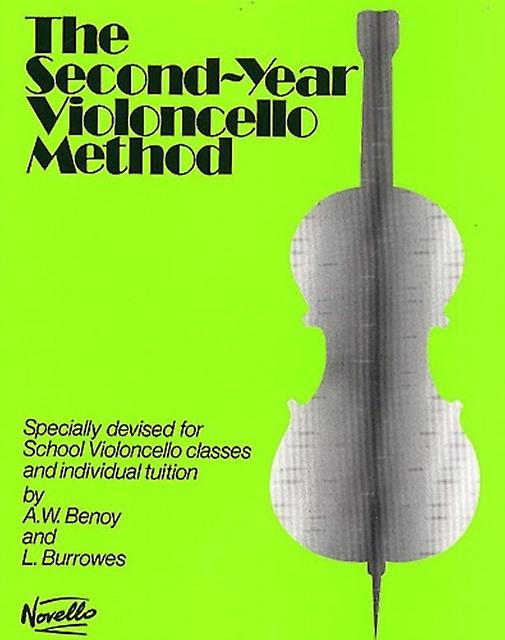 The Secondyear Violoncello Method by L. Burrowes Book Book