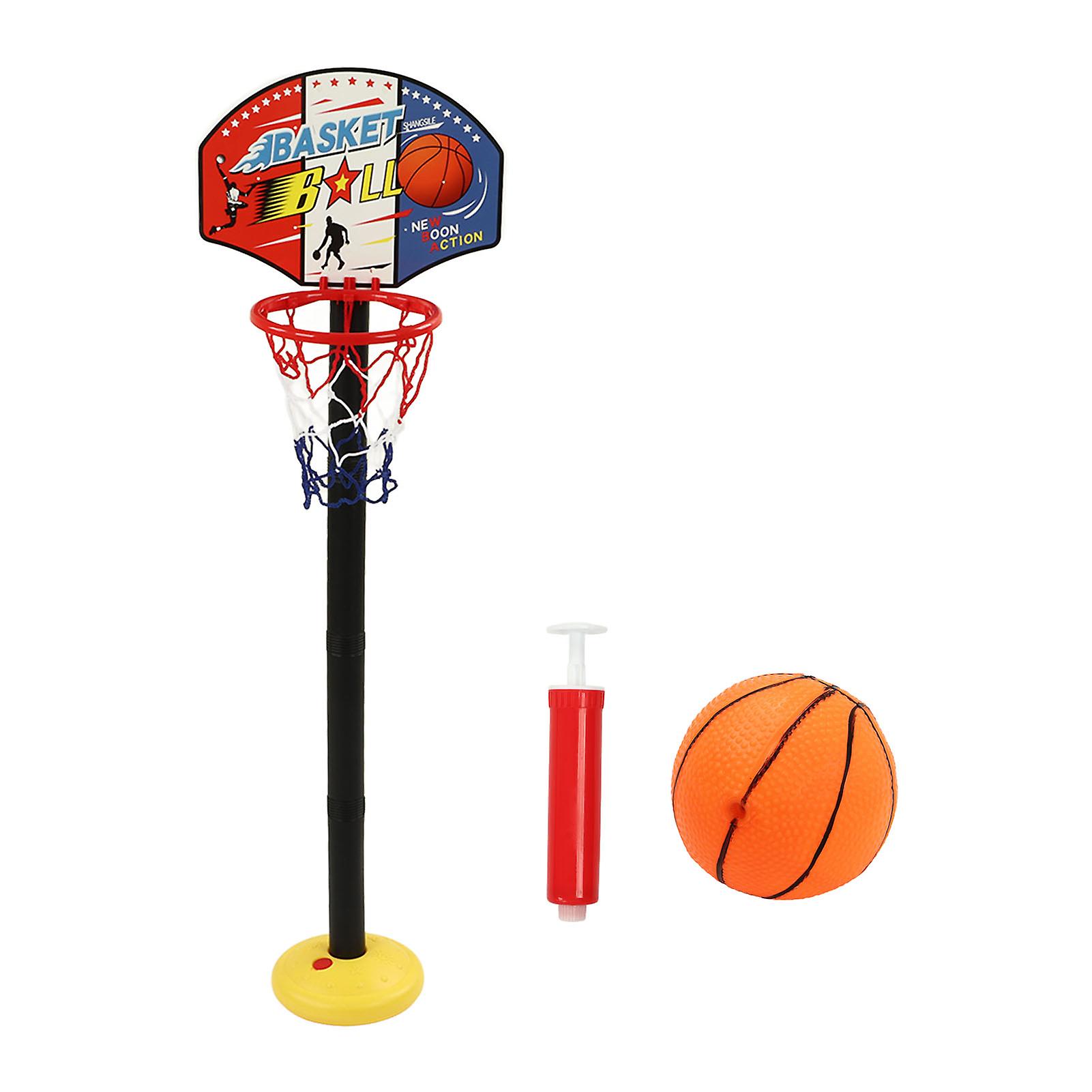 Aro de basquete infantil interno/externo com montagem na parede e mini suporte
