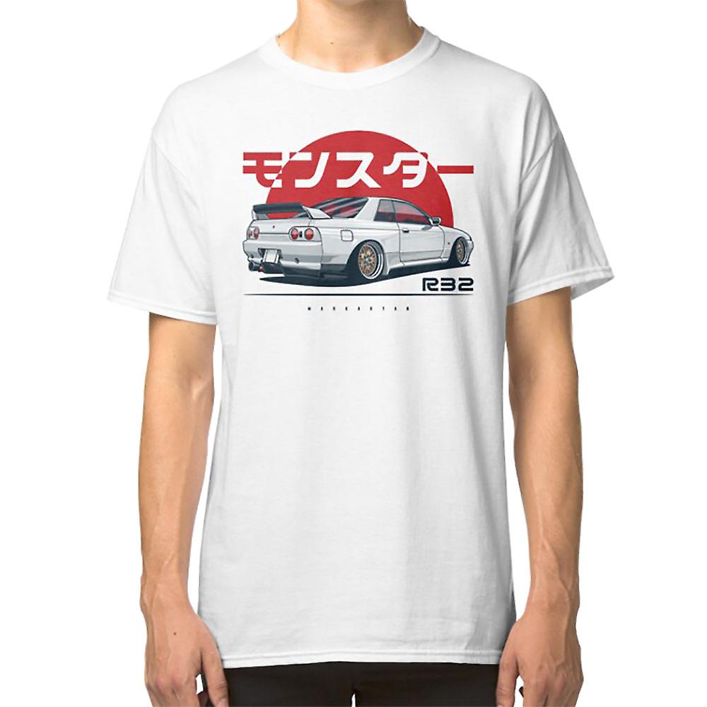 Monstro. Camiseta Skyline R32 GTR