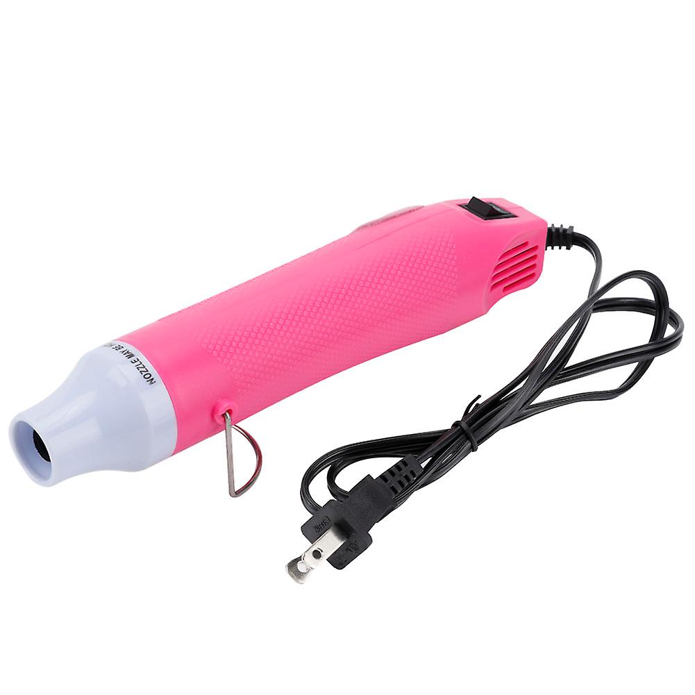 Electric Hot Air Heat Gun DIY Craft Tool for Embossing Shrink Tubing Drying ( , Pink)