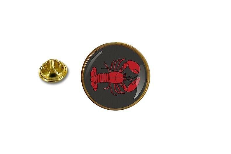 别针徽章徽章别针金属与龙虾蝴蝶爪