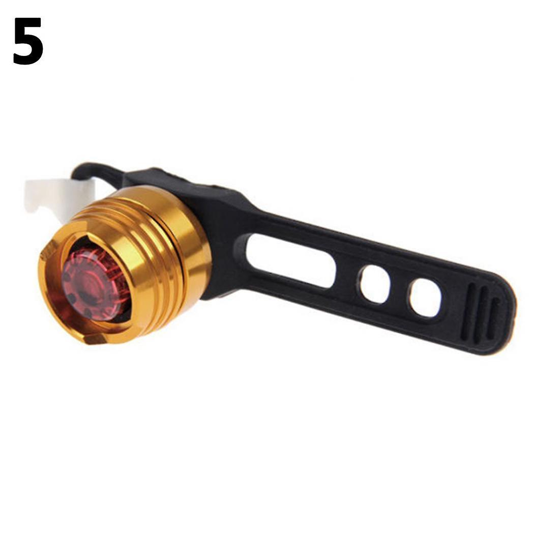Bike Bicycle Red LED Rear Light 3 Modes Safety Warning Flashing Tail Lamp