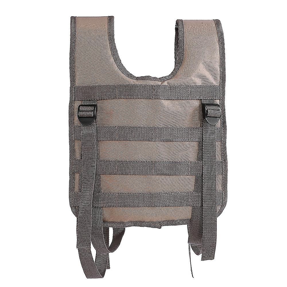 Khaki Lightweight Tactical Vest with Multi-function Pocket for Outdoor Combat Games