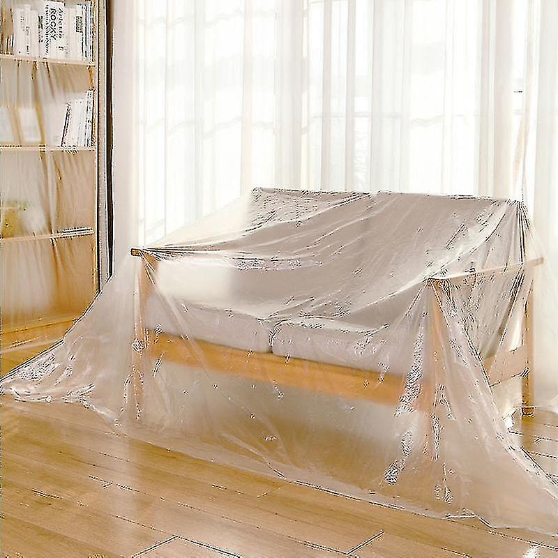 2 لفات غطاء أريكة بلاستيكية ، غطاء بلاستيكي للأثاث ، غطاء أريكة معياري مقاوم للماء ، حجم B