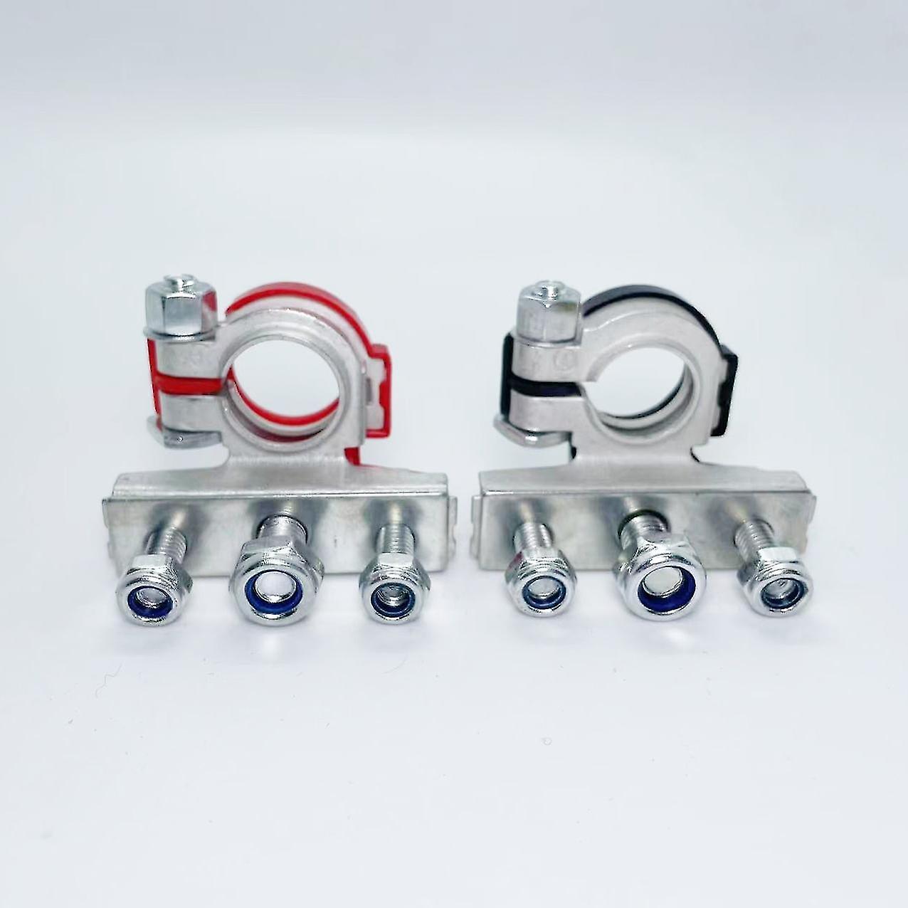 1 Pair Car Battery Terminals Clamps Shut-off Connectors For 12v 6v 24v Boat Race Utv Tractor Truck 6