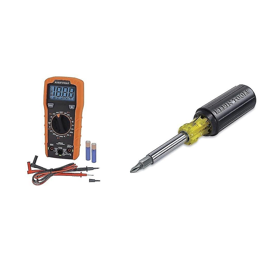 MM325 Multimeter Digital Manual-Ranging 600V AC/DC Voltage Tester Tests Batteries Current Resistance