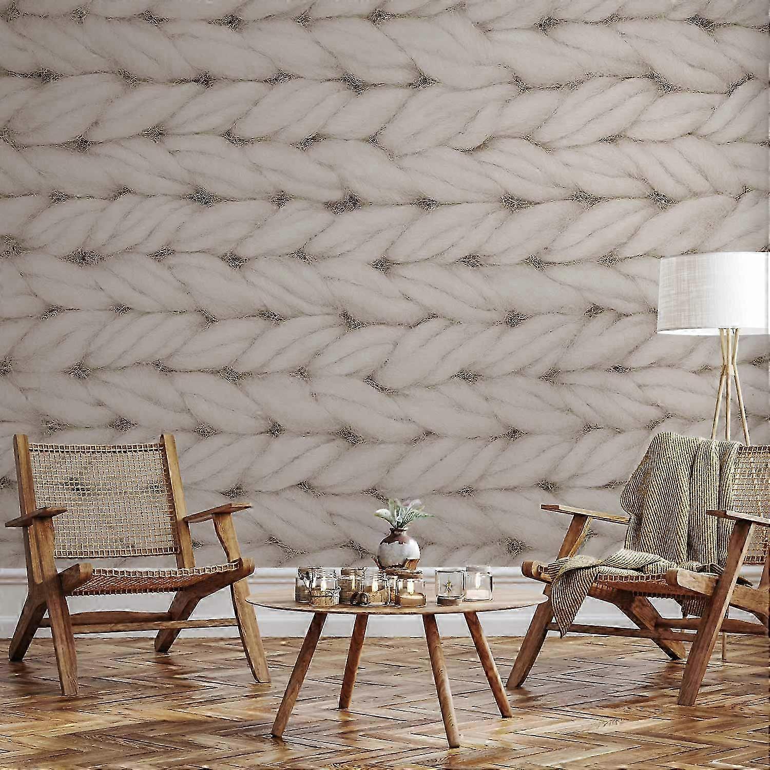 Zelfklevende Fotobehang - Echte Wol - Derde Variant