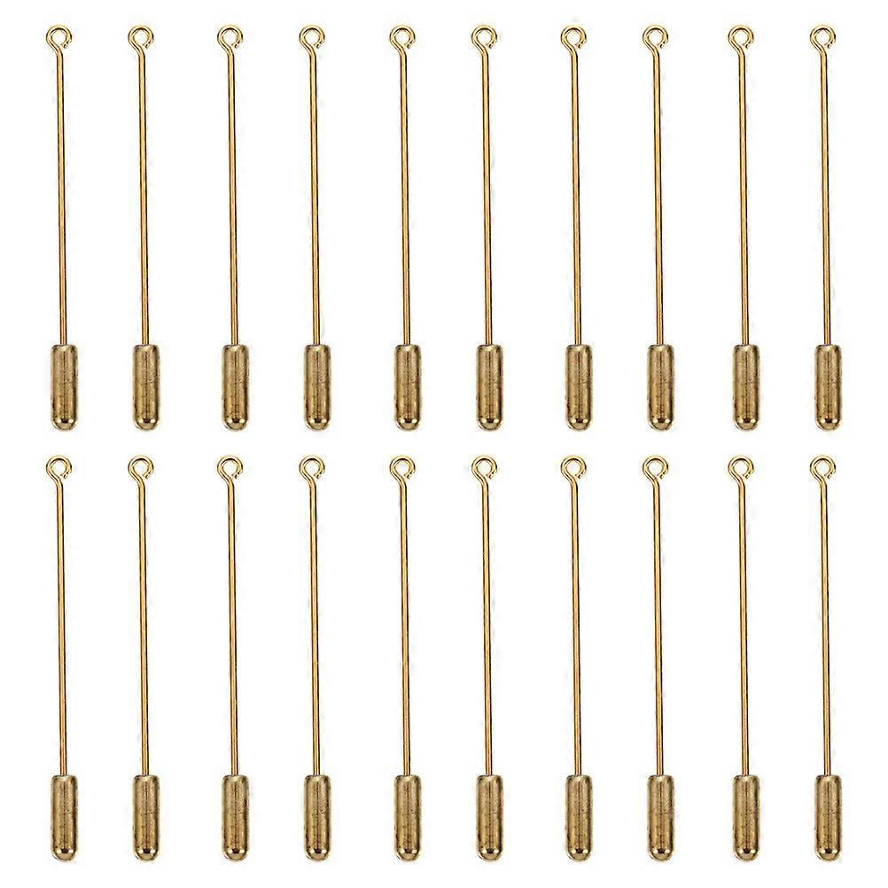 20Pcs Creative DIY Brooch Accessories Long Hat Earring Accessories