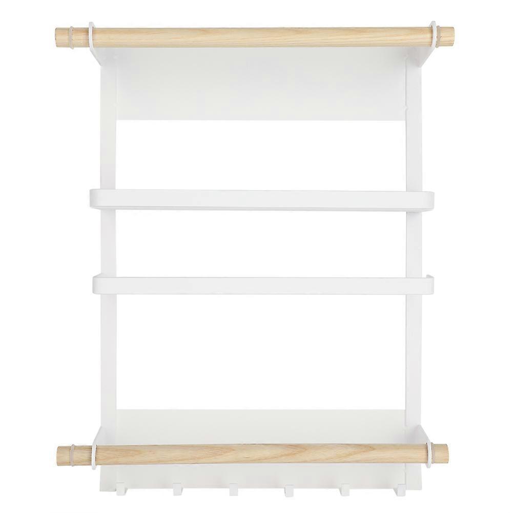 kitchen shelf Multi-functional towel storage rack for refrigerator side wall hang shelf