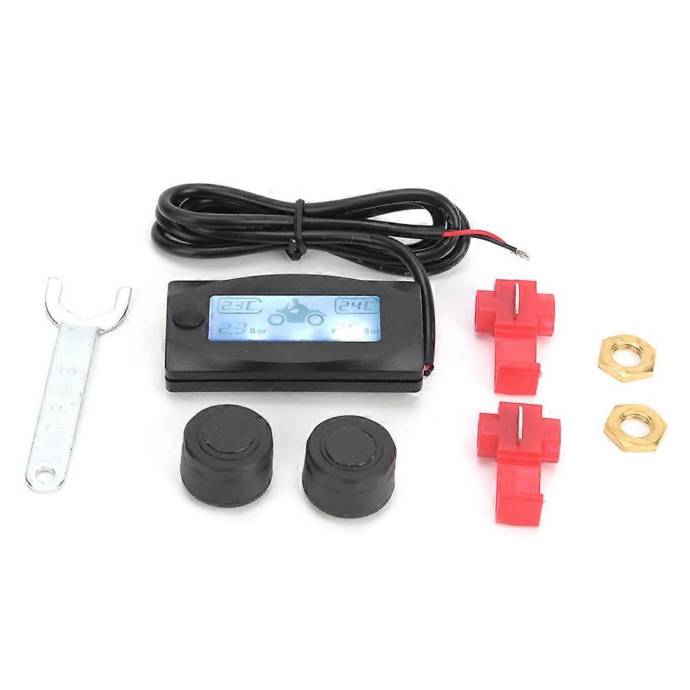 Motorcycle Plastic Multifunction Real Time Tire Pressure Monitoring System TPMS for Honda/Yamaha/Kawasaki/Suzuki