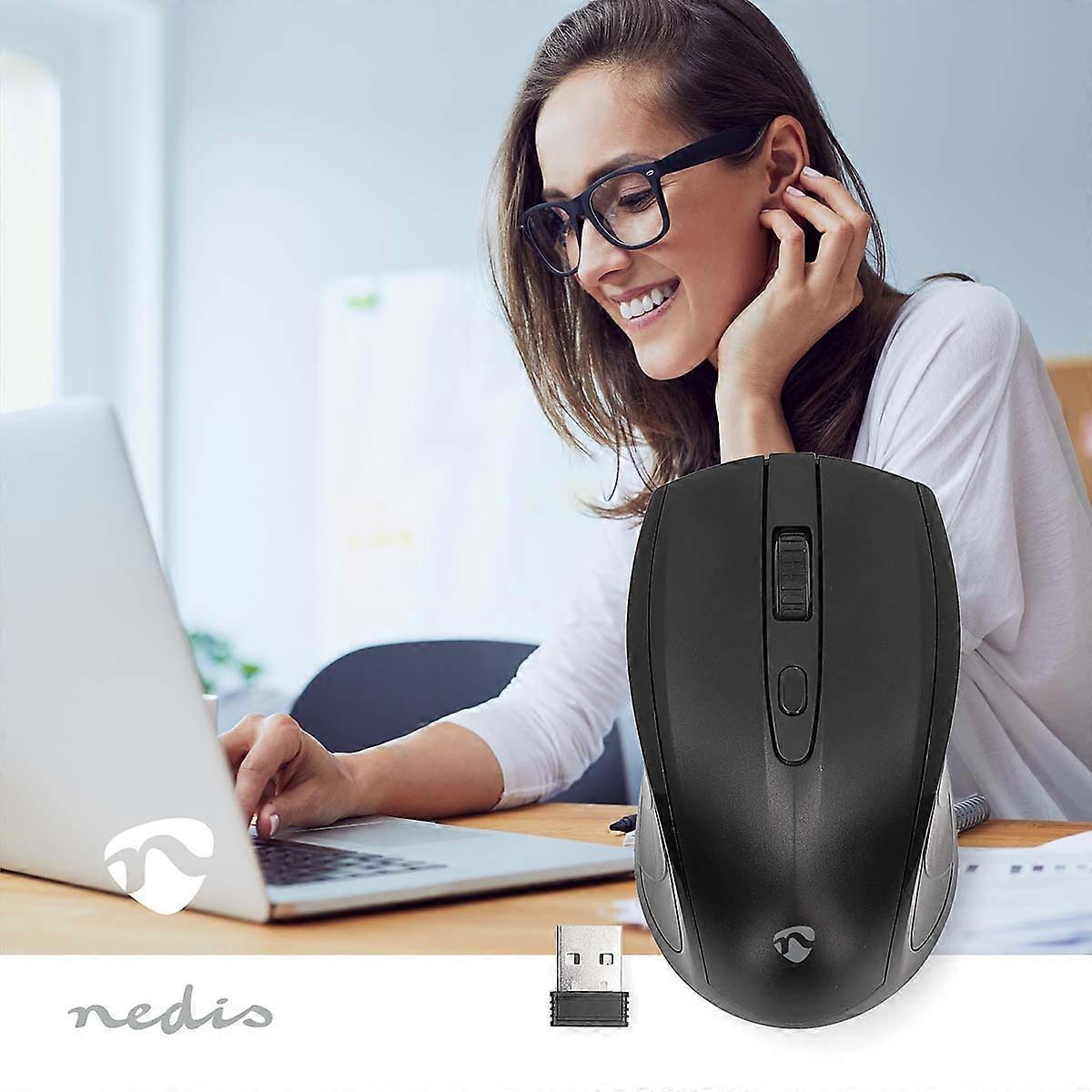 Mouse | Wireless | 800 / 1200 / 1600 dpi | Adjustable DPI | Number of buttons: 4 | Right- and left-handed
