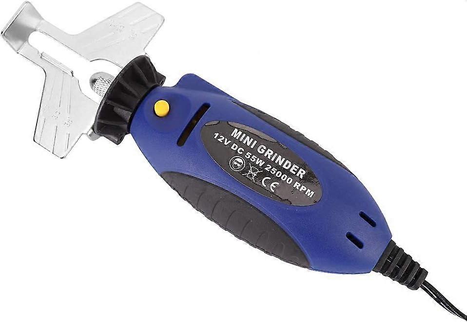 12V Mini Chainsaw Sharpener, Electric Chain Grinder, Chainsaw File Grinder, Durable, Wear-Resistant, 55W Power for Easy Manual Sharpening, Portable