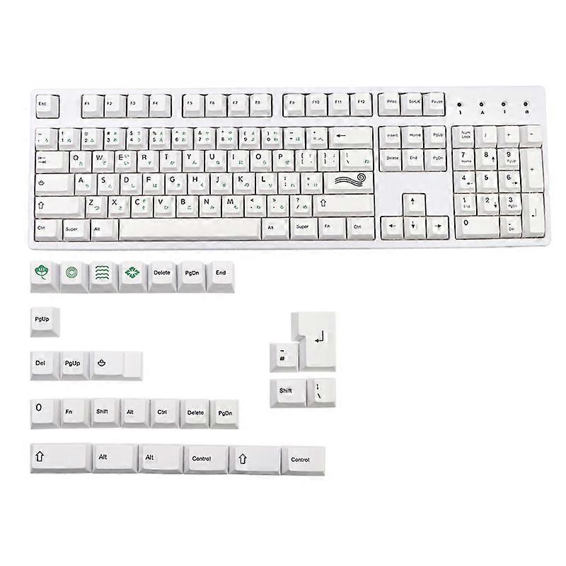 Replacement Key Cap Set 133pcs PBT Heat Sublimation for Mechanical Keyboard
