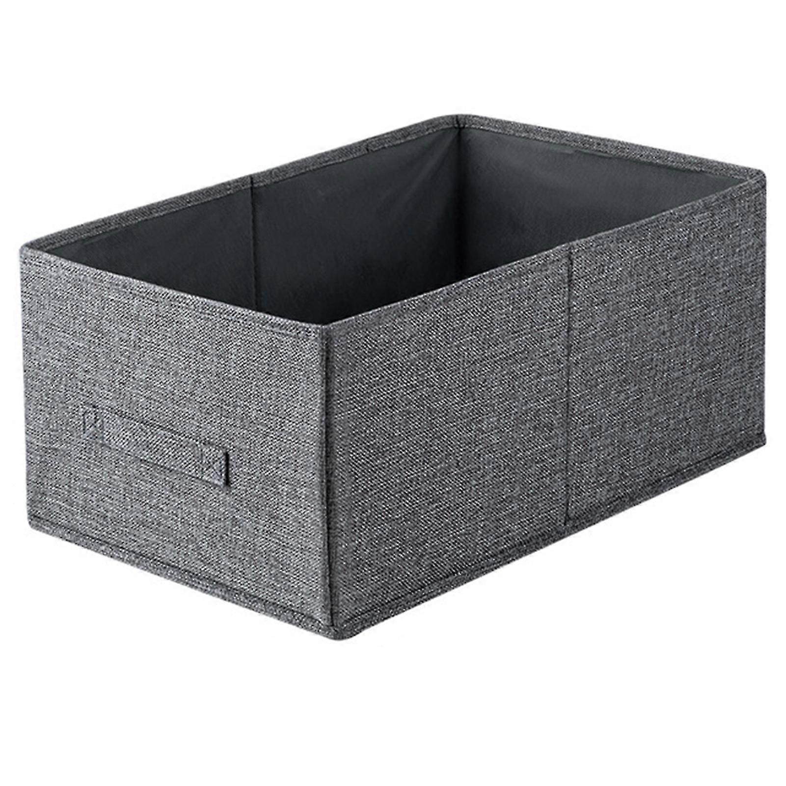 Collapsible Fabric Storage Box Clothes Storage Baskets Bin For Wardrobe Shelf Under Bed