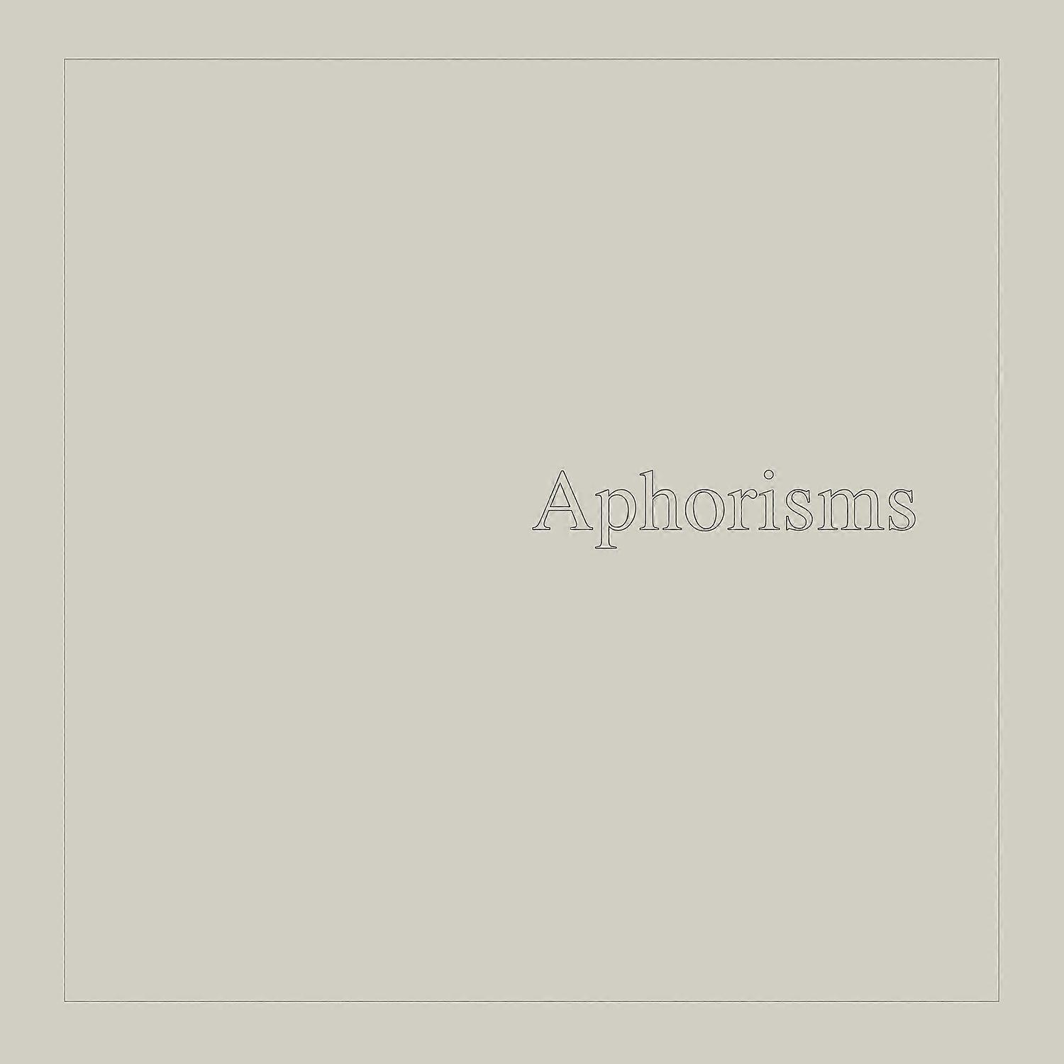 Graham Lambkin - Aphorisms  [COMPACT DISCS] USA import