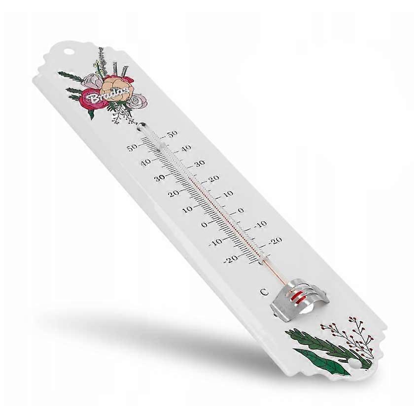 Metall utvendig vindustermometer -25/50C Tradisjonell temperaturmåling